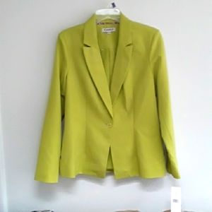 Nanette Lepore Lime Green Blazer Size 4